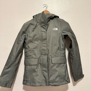 The North Face rain jacket